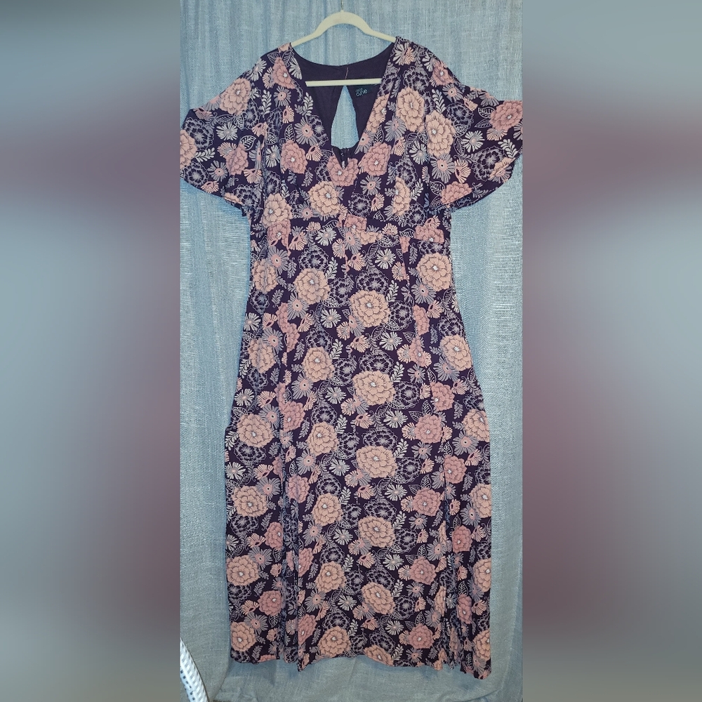 Asos Curve Formal Floral Women's Dress 20